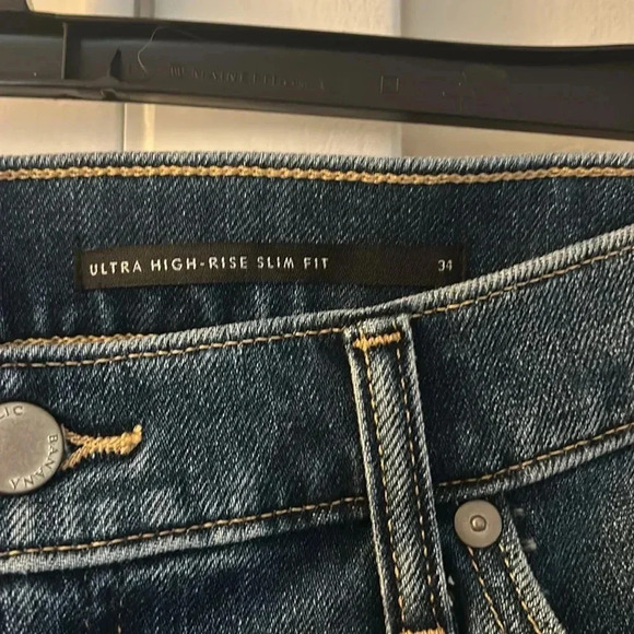 NWT banana republic ultra high-rise slim fit jeans size 18 - Picture 3 of 7